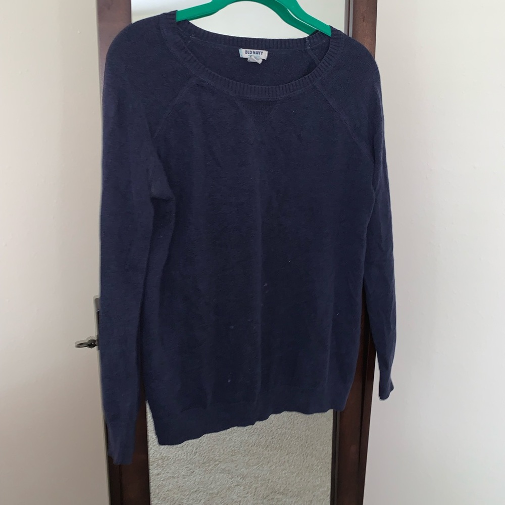 Navy blue long sleeve tee